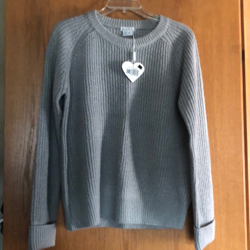 Gray sweater